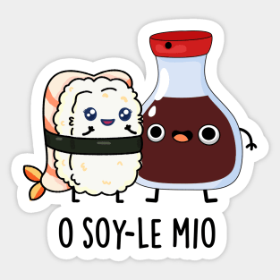 O soy-le-mio Cute Singing Soy Sauce Pun Sticker